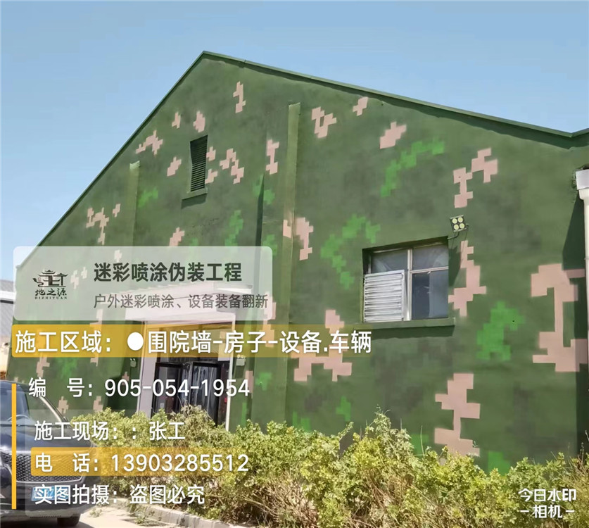 浦东外墙数码迷彩漆施工报价清单（100㎡标准墙面测算）